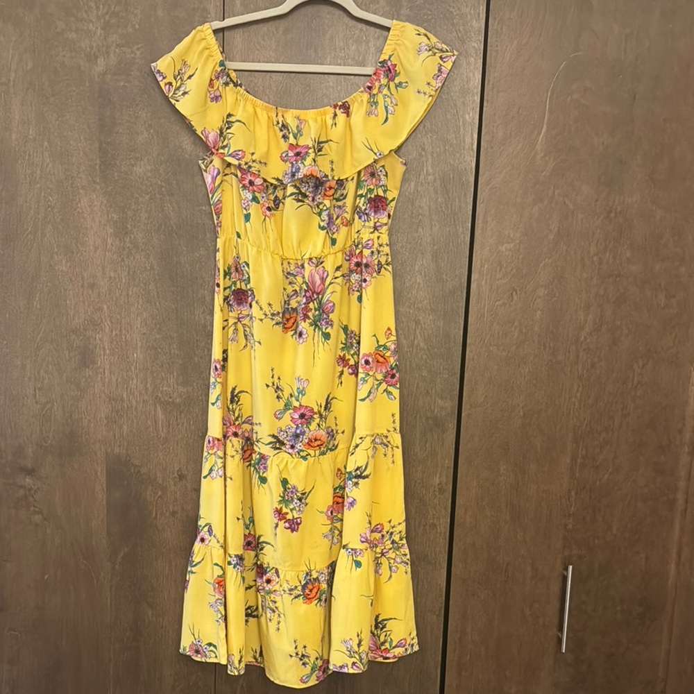 Soprano Floral Yellow Dress